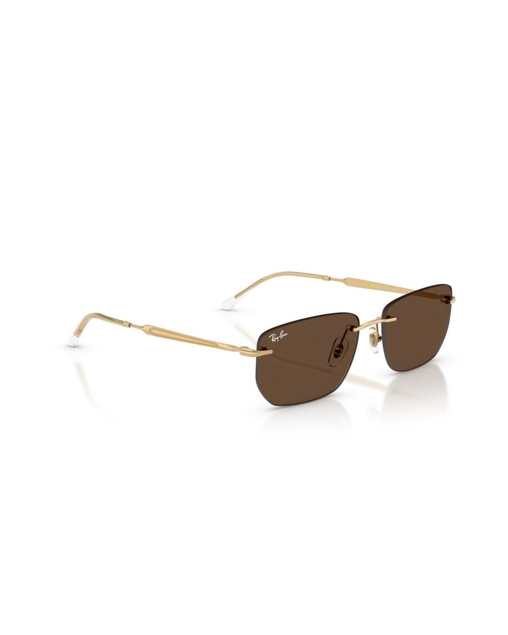 Ray-Ban Brown Geometric Sunglasses
