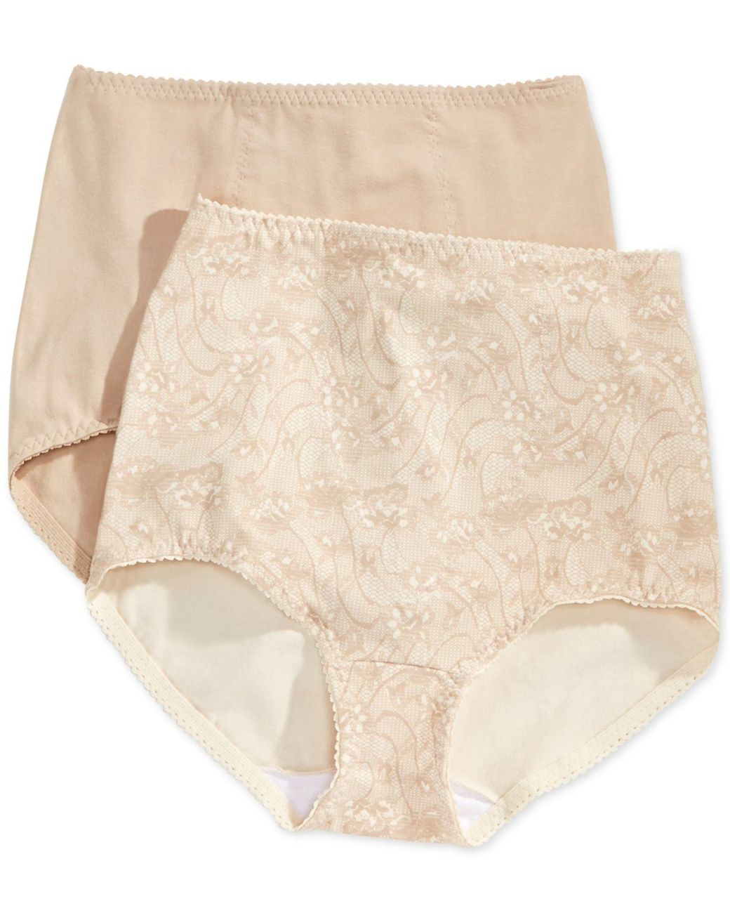 Bali Light Tummy-control Cotton 2-pack Brief Underwear X037 in Pink - Lyst