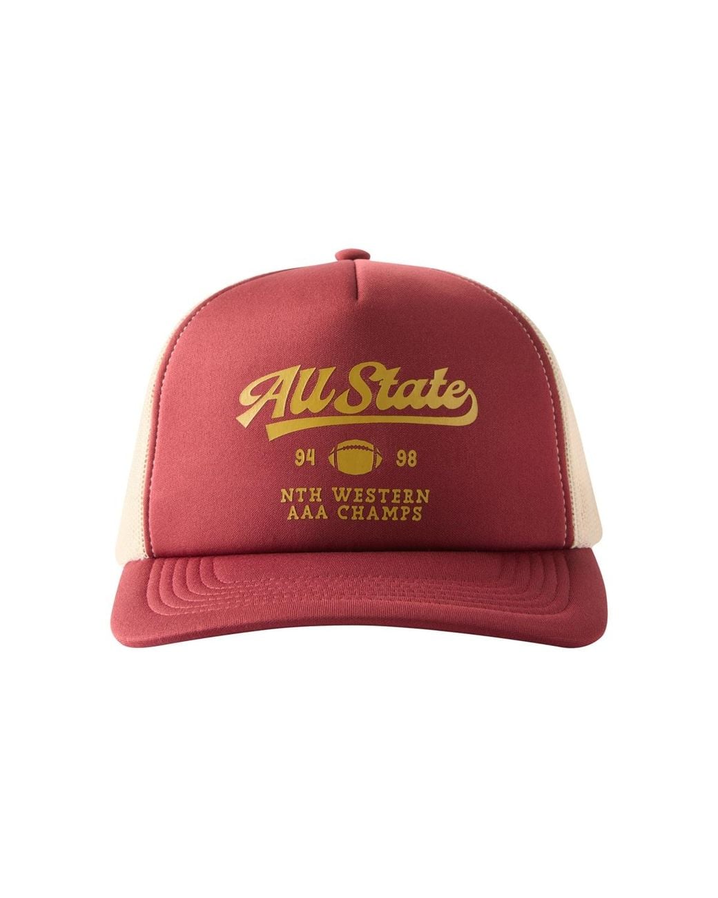 Cotton On Red Classic Trucker Hat for men