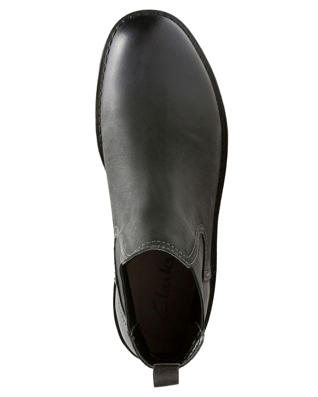 Clarks Bushacre Hill Chelsea Boot in Black for Men | Lyst