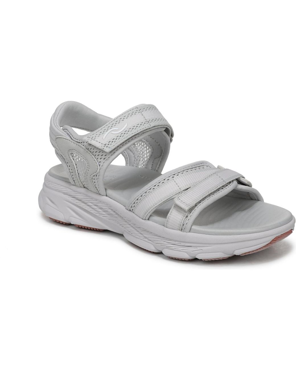 Ryka Gray Devotion Max Strappy Flat Sandals