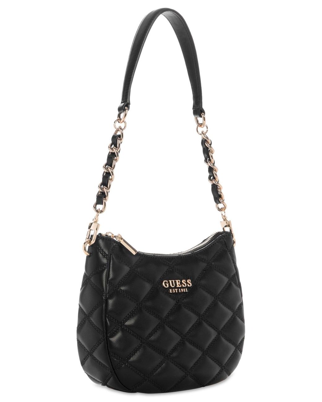 ショルダーバッグ・ポシェット Guess Tamsin TAMSIN Quilted Shoulder Bag HP1A3A29 Guess Tamsin Quilted Small Top Zip Shoulder Bag in Black | Lyst
