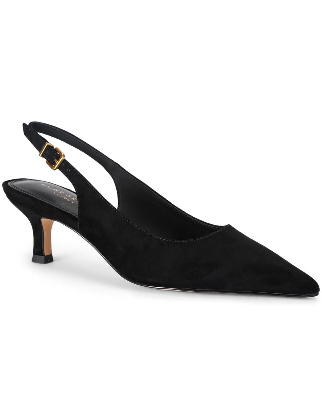 Kurt Geiger Black Stepney Slingback Pumps