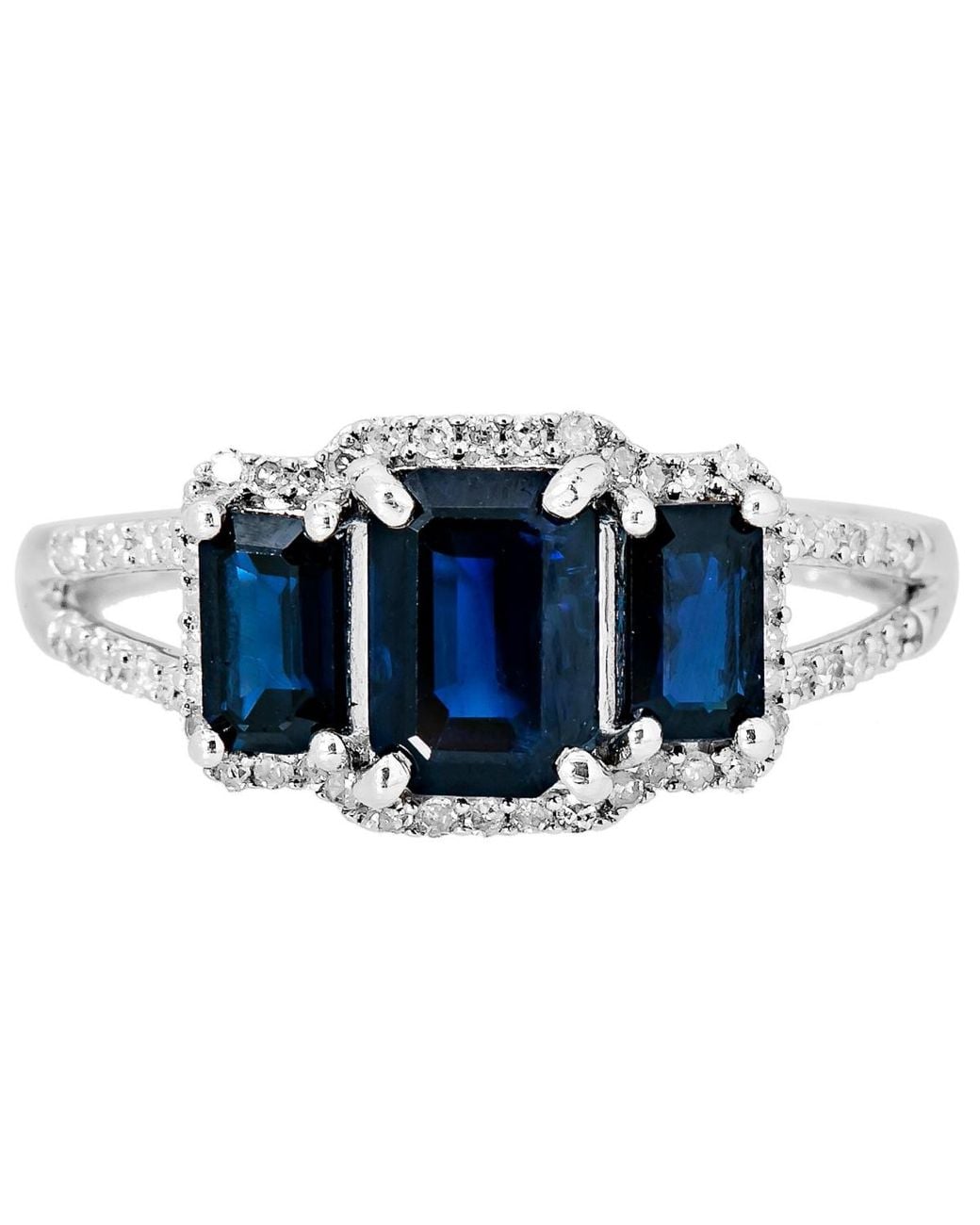 Macy's Blue Lab Grown (1-1/3 Ct. T.w