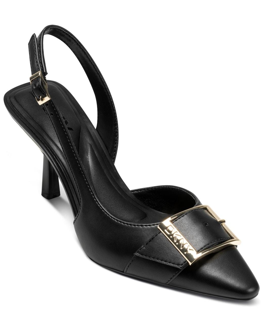 DKNY Black Neaira Pointed Toe Pumps
