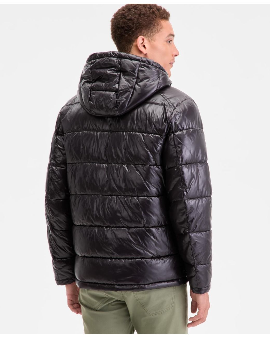Michael Kors Gray Puffer Jacket for men