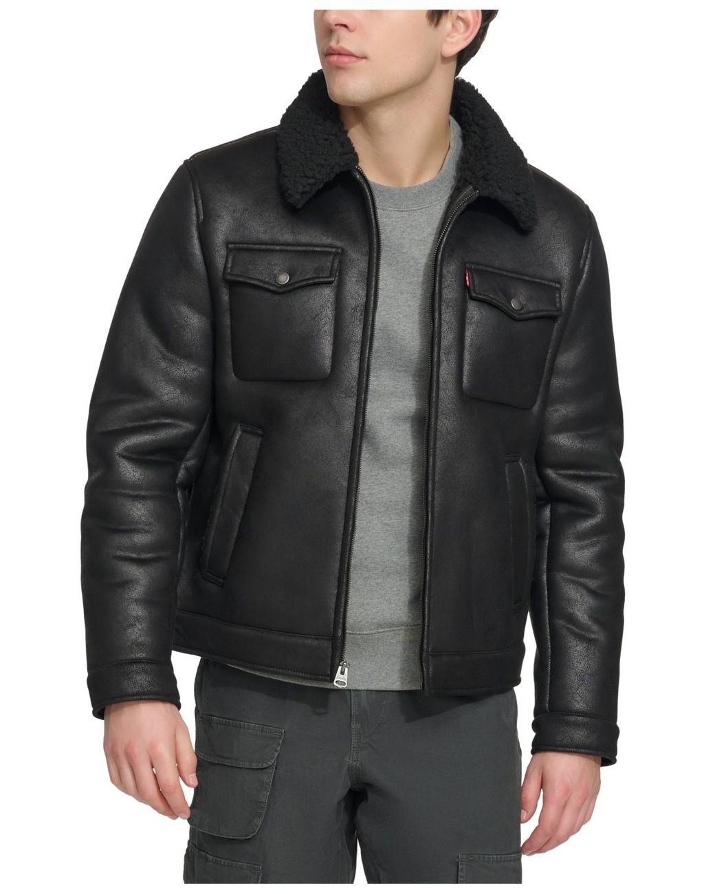 Levi's men's full zip jacket discount