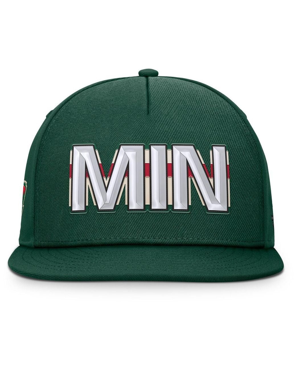 Fanatics Green Minnesota Wild Authentic Pro Rink Team Code Snapback Hat for men