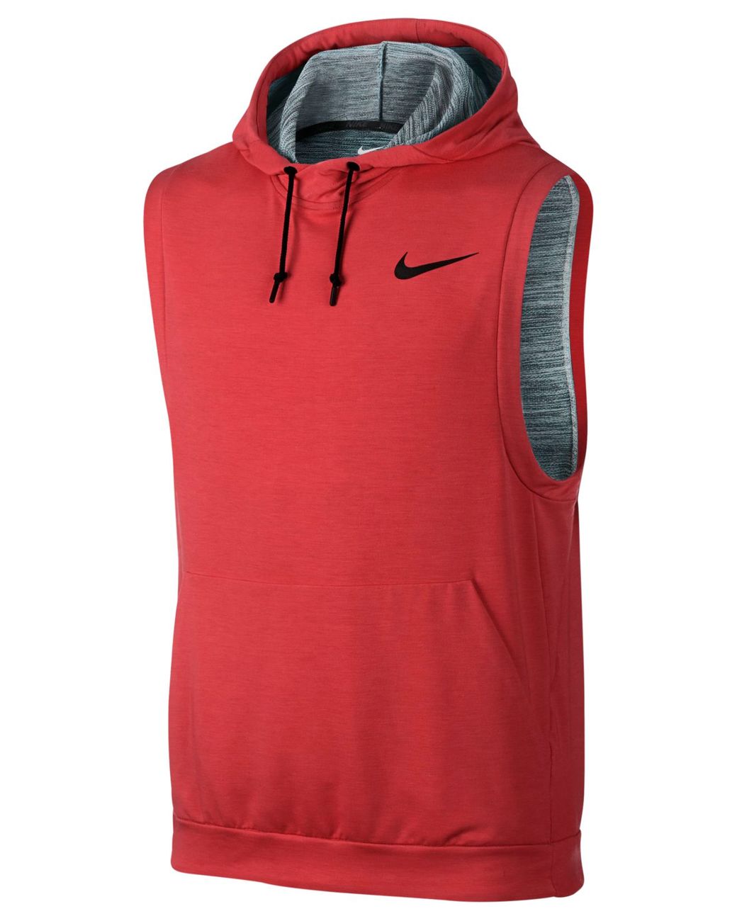 Nike Men's Dri-fit Sleeveless Hoodie in Red for Men | Lyst