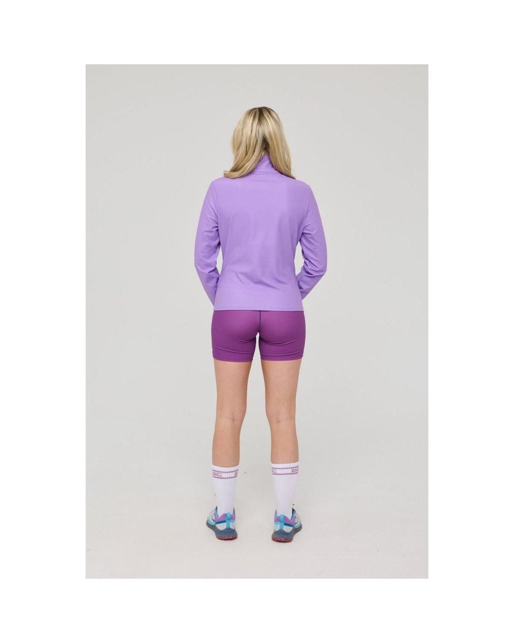 OOSC Purple Infinite Cropped Zipped Jacket