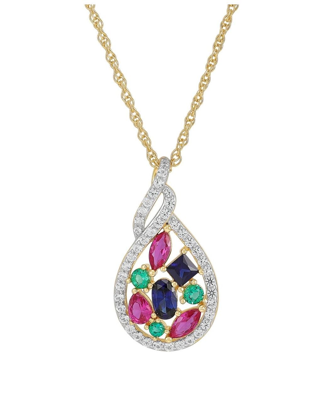 Macy's White Multi-gemstone (1-7/24 Ct. T.w.