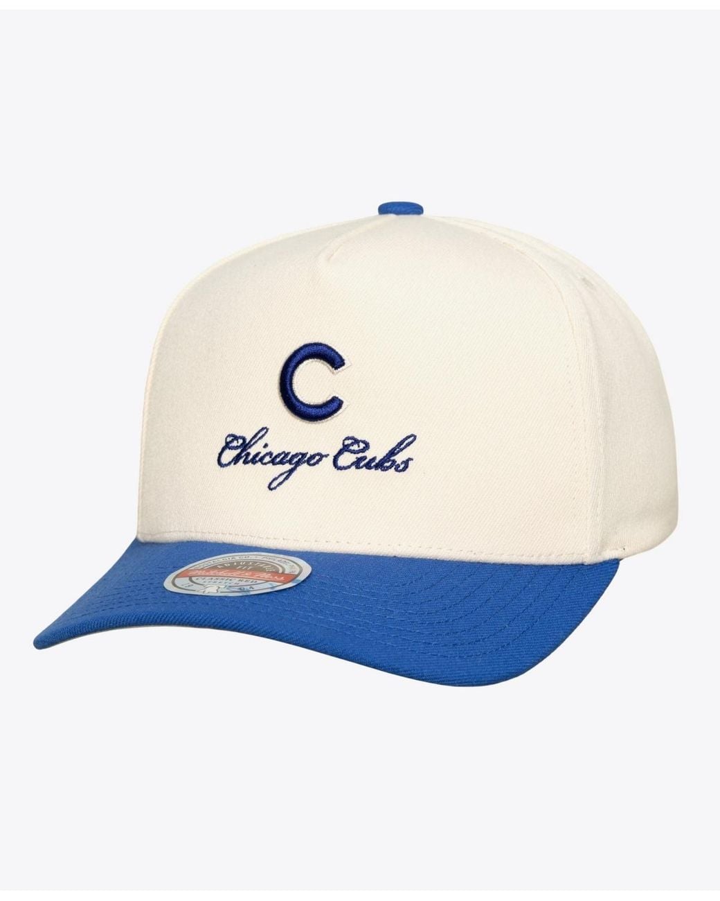 Mitchell & Ness White Chicago Cubs Flawless Stretch-snapback Baseball Cap for men