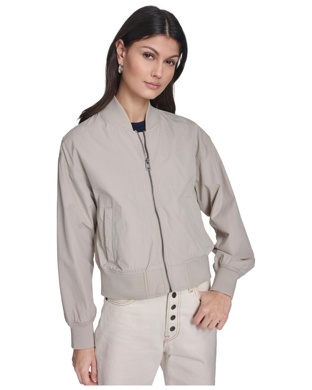 Levi's Gray Lightweight Bomber Jacket