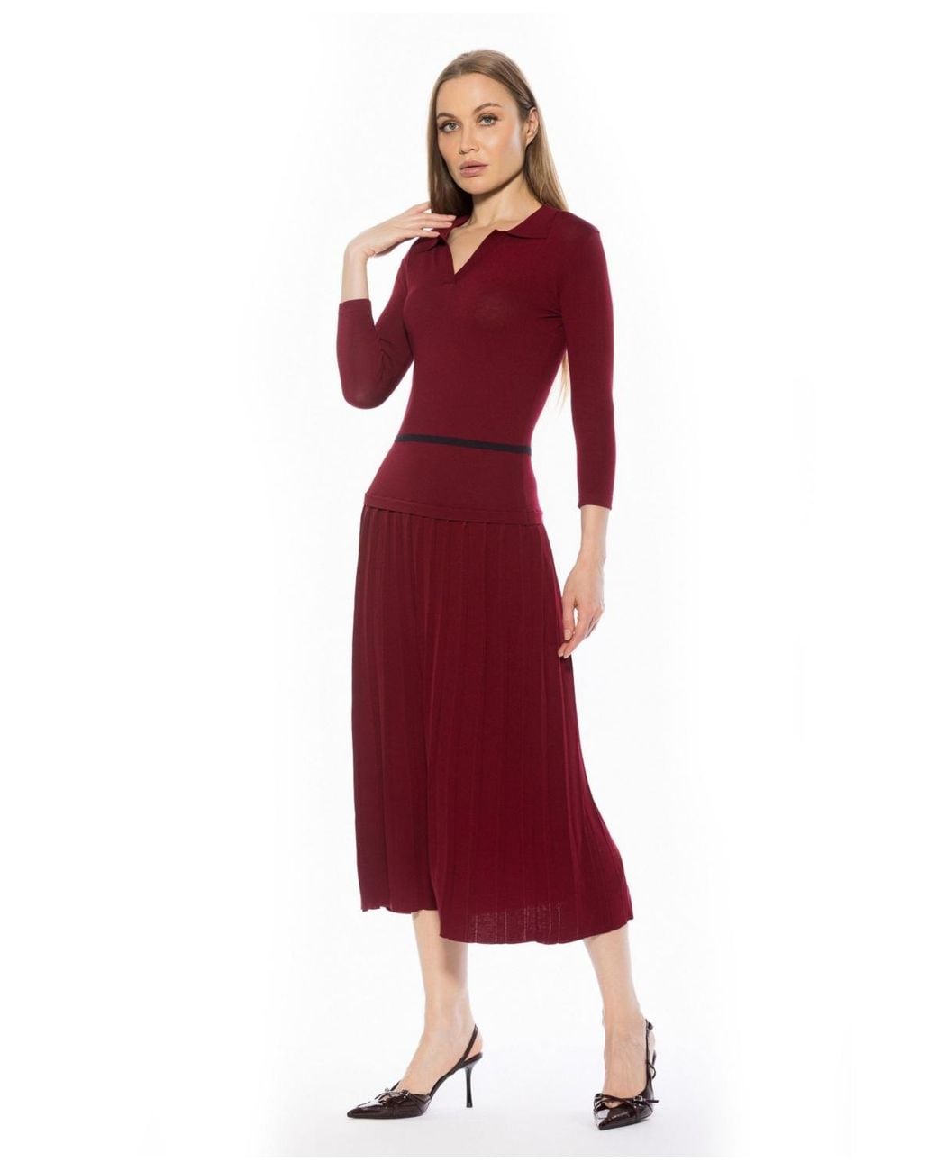 Alexia Admor Red Sable Dress