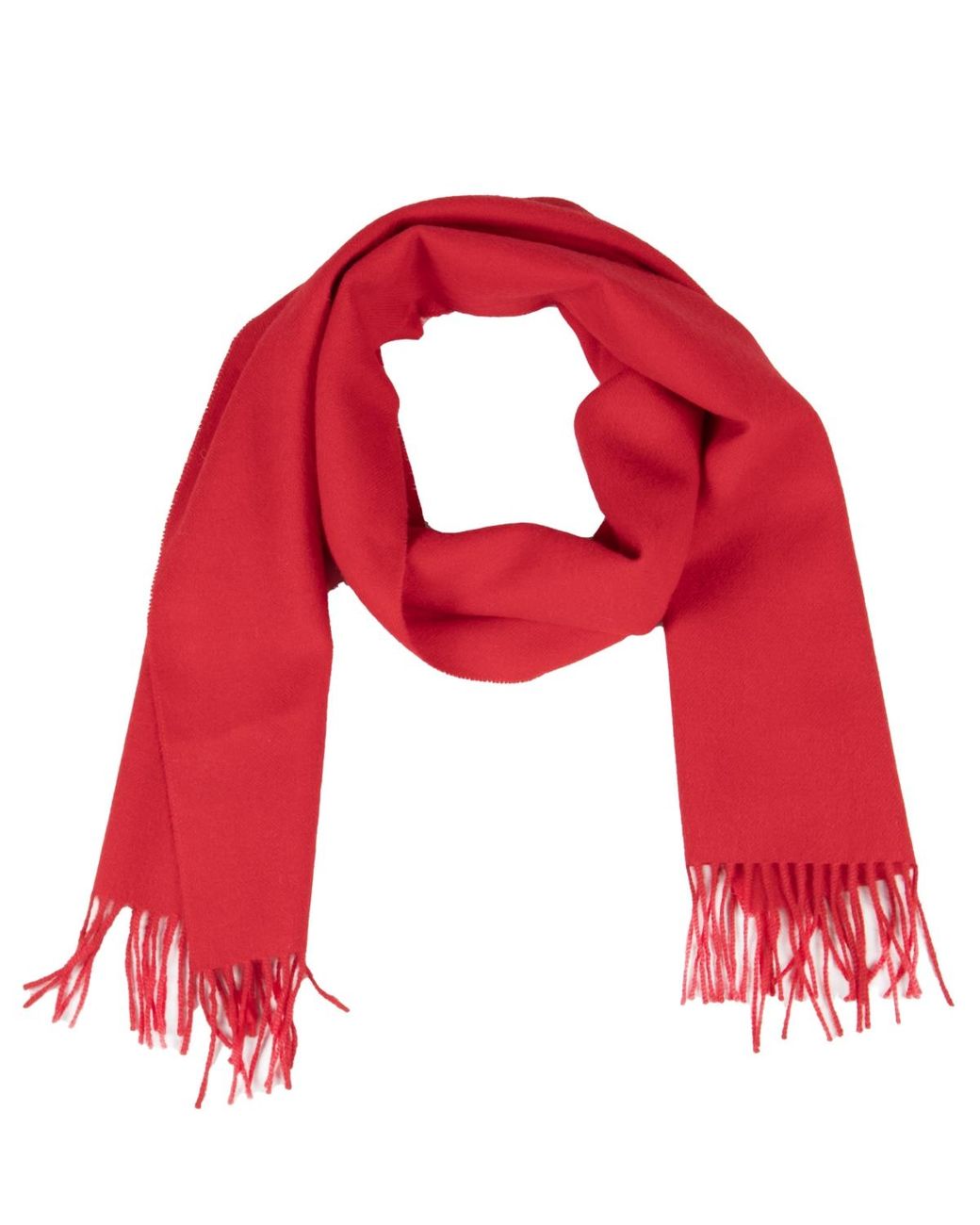 Simply Natural Red Solid Alpaca Scarf