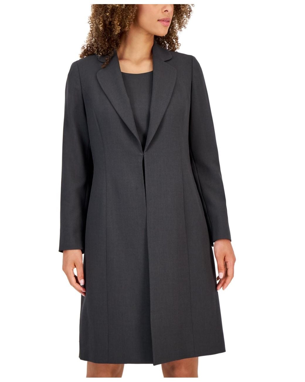 Le Suit Long Jacket Dress Suit in Black | Lyst
