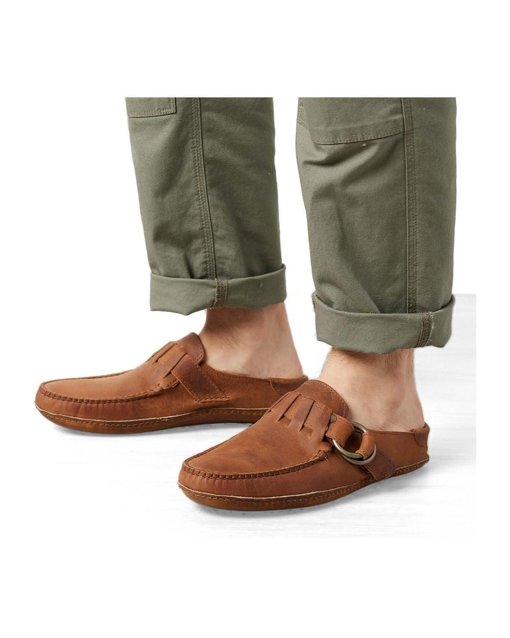 Quoddy Brown Men S Ring Mule for men