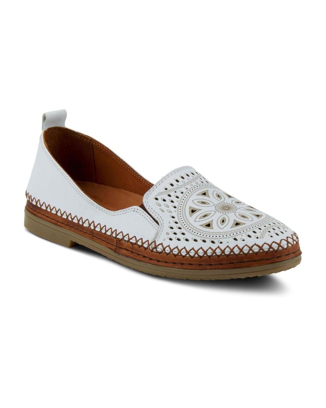 Spring Step White Ingrid Loafer