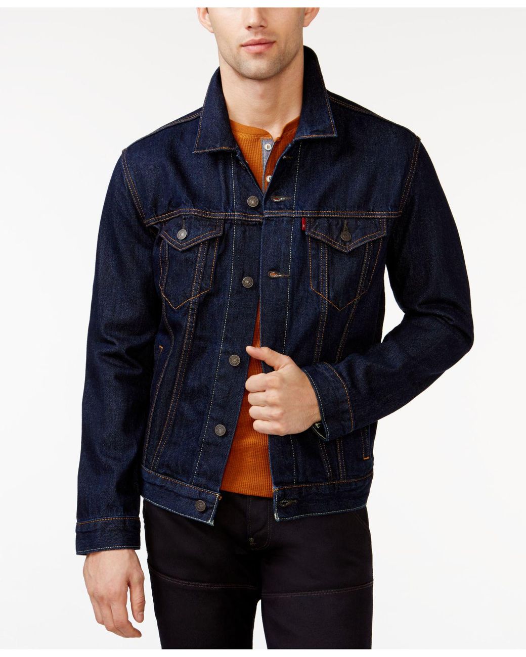 Levi's Trucker Rinse Hot Sale, UP TO 67 