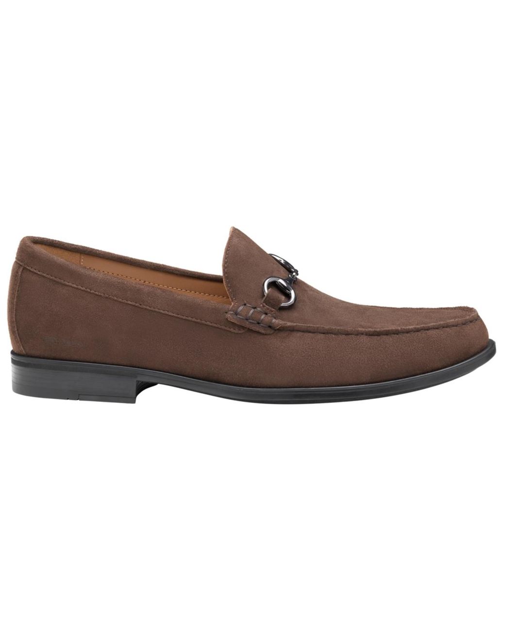 Johnston & Murphy Brown Harrison Bit Round Toe Loafers for men