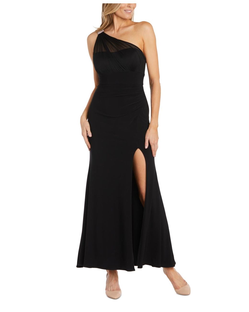 Nightway hot sale black dress