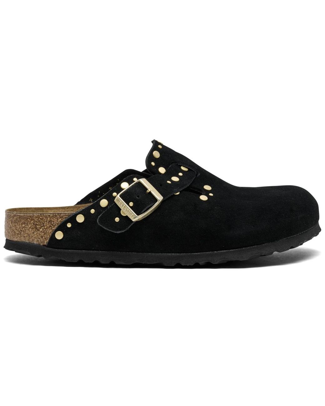 Birkenstock Boston Rivets Suede Leather Clogs From Finish Line in Black ...