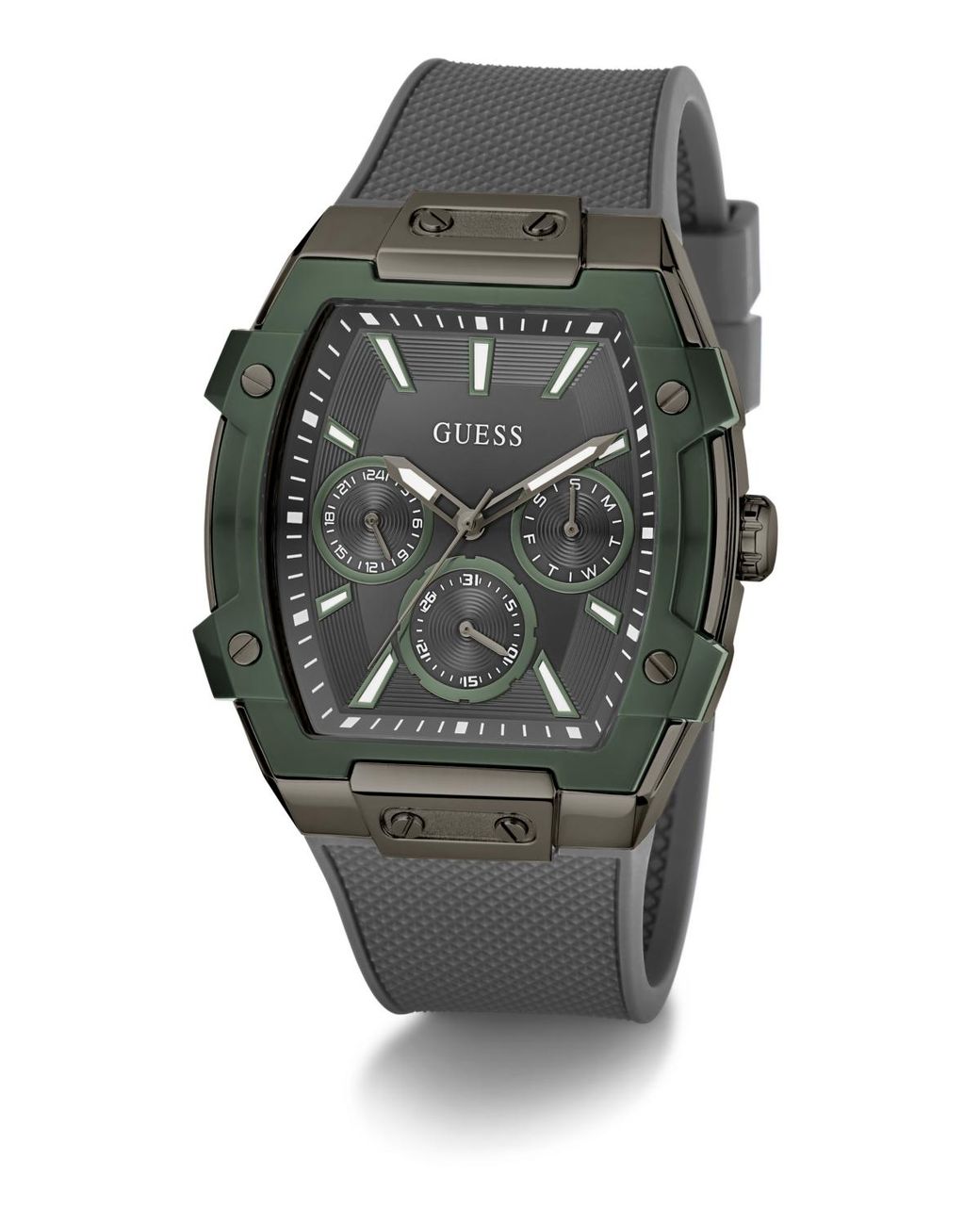 Guess Gray Grey Gunmetal Multi-function Watch for men