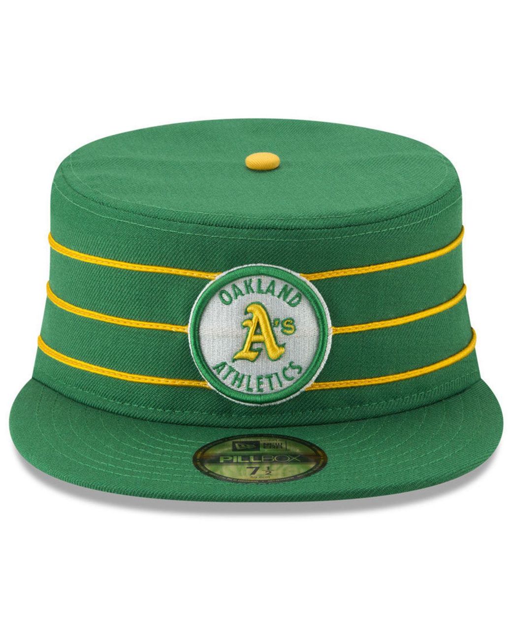 KTZ Oakland Athletics Pillbox 59fifty-fitted Cap in Green for Men