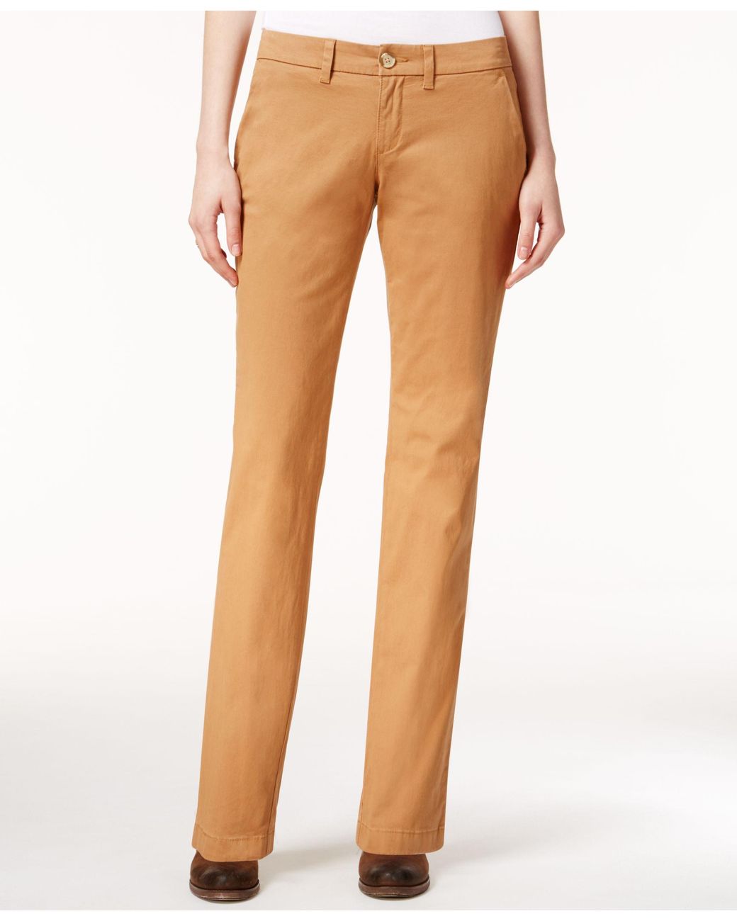 Tommy Hilfiger Montauk Straight-leg Chino Pants, Only At Macy's in Brown |  Lyst