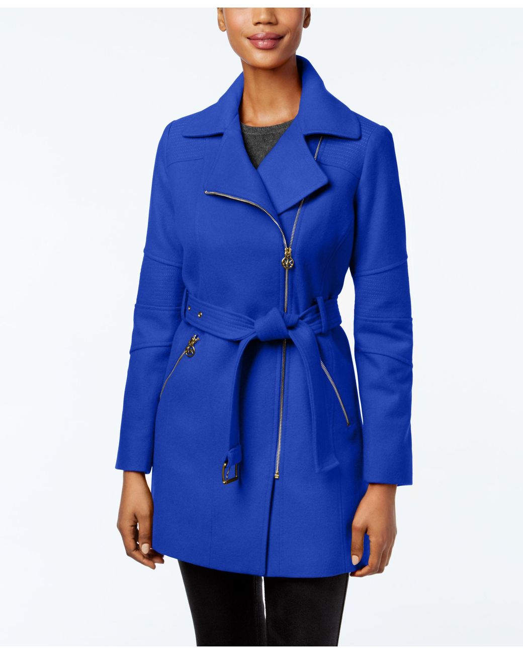Michael kors belted best sale walker coat