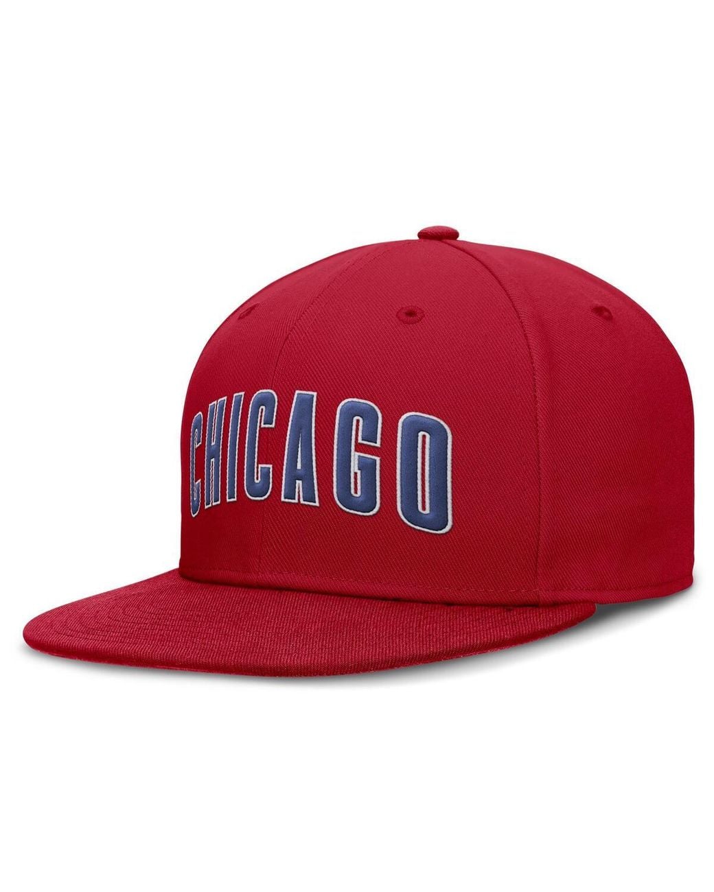 Nike Red Chicago Cubs True Performance Fitted Hat for men