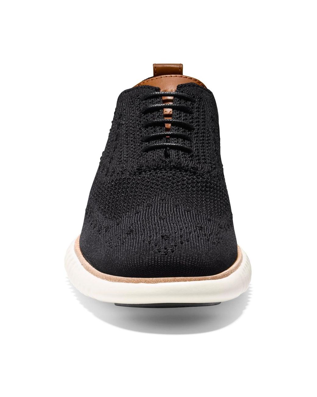 Cole Haan Black 2 Zero-grand Stitchlite Oxford Shoes for men