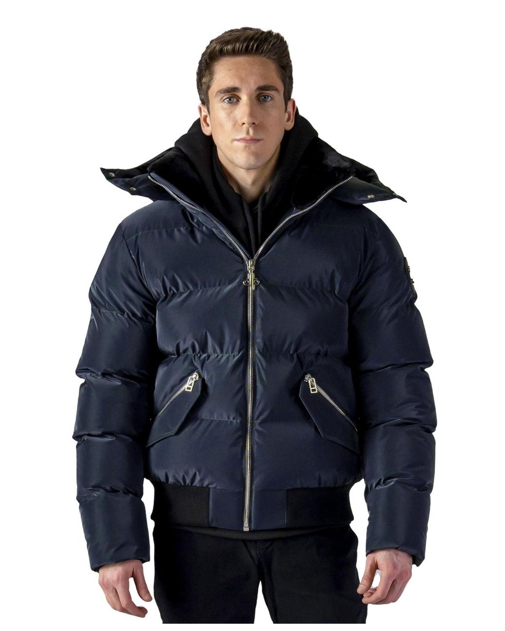Woodpecker Woody Bomber Quilted Coat in Blue for Men | Lyst