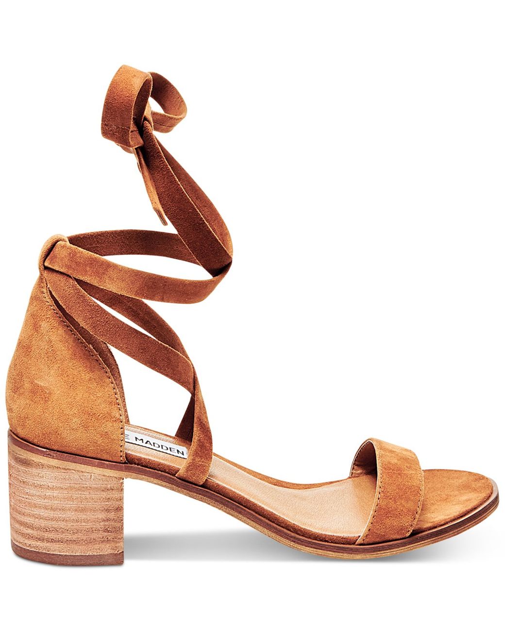 Steve Madden Women's Rizza Lace-up Block-heel Sandals | Lyst
