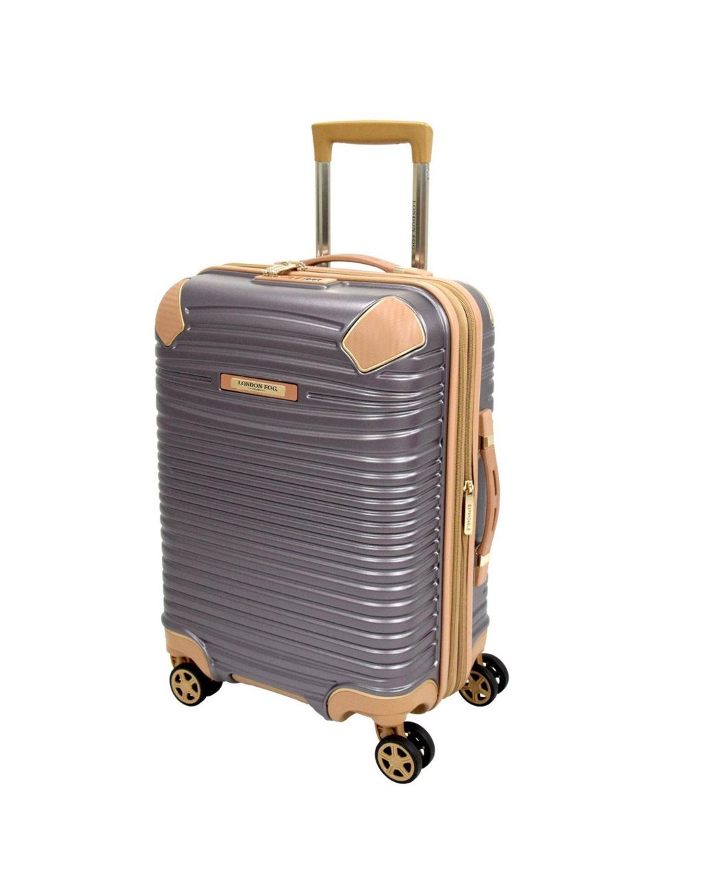 London Fog Chelsea 20" Hardside Carryon Spinner Suitcase in Lilac