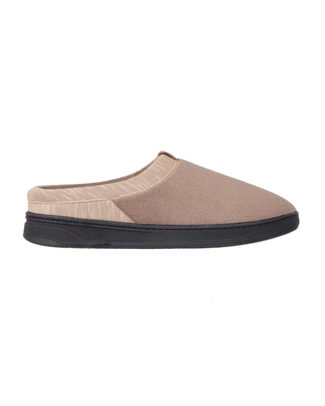 Isotoner Brown Microterry Jake Clog Slippers for men