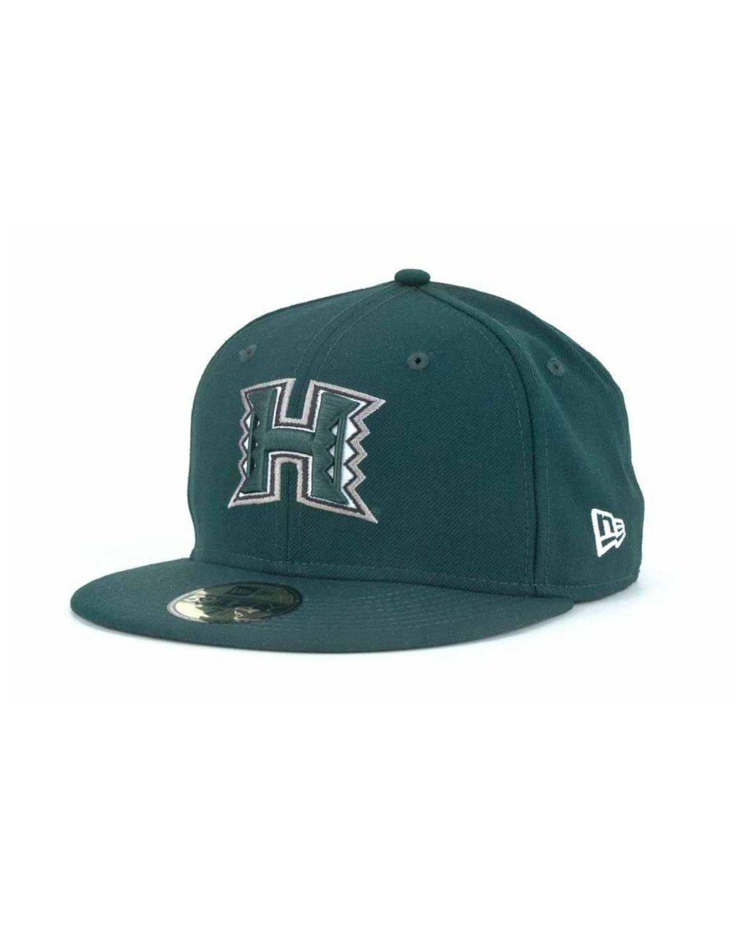 【NEWERA】新品 University of Hawaii 59fifty Hawaii Kelly Green 59Fifty Fitted Hat by 808allday x New Era