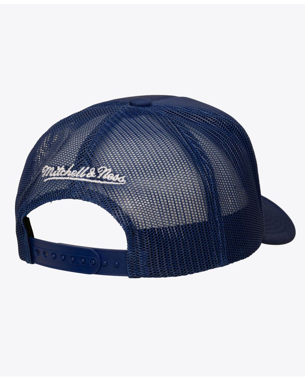 Mitchell & Ness Blue Toronto Maple Leafs Head Coach Adjustable Trucker Hat for men