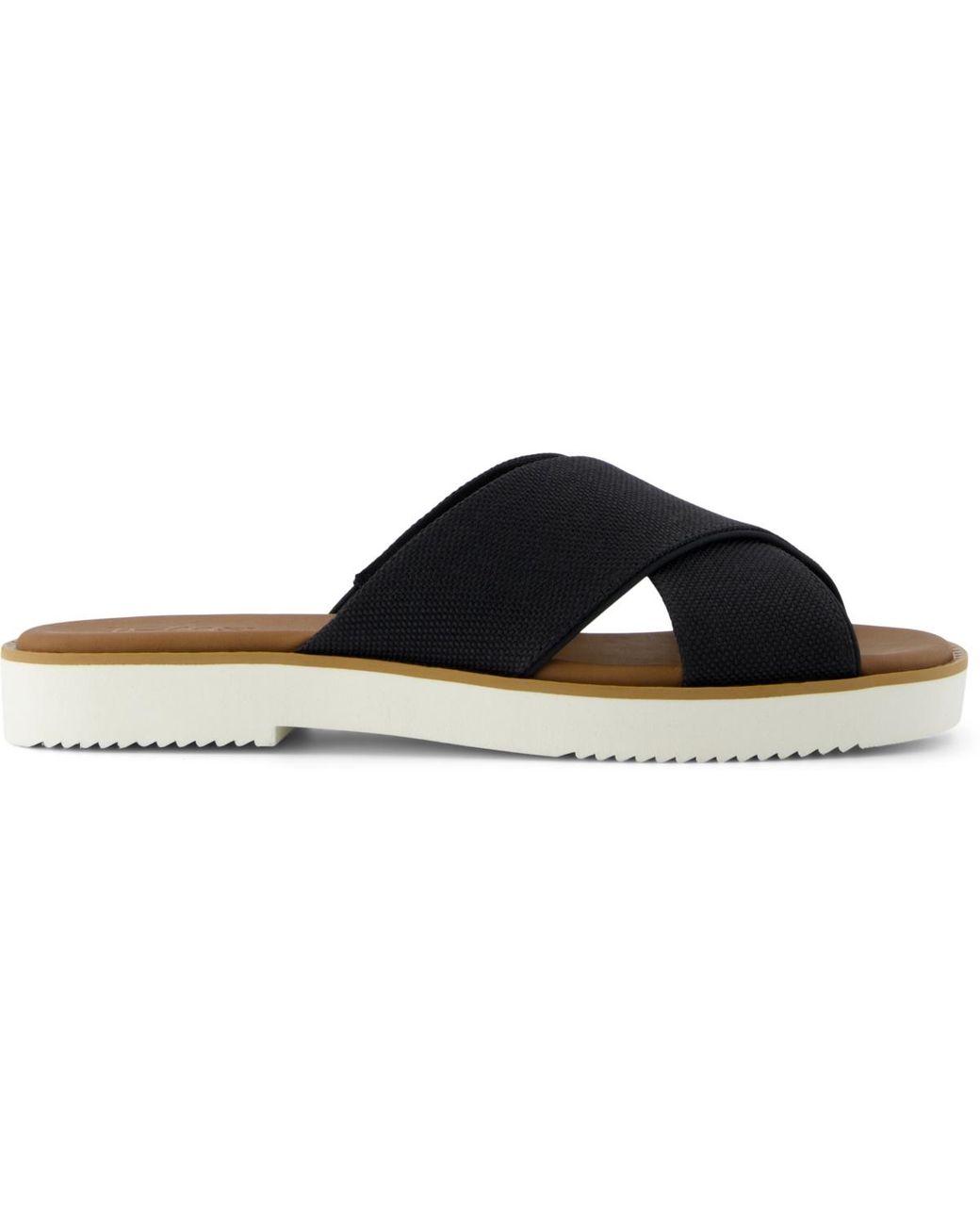 TOMS Black Mae Crossover Open Toe Sandals