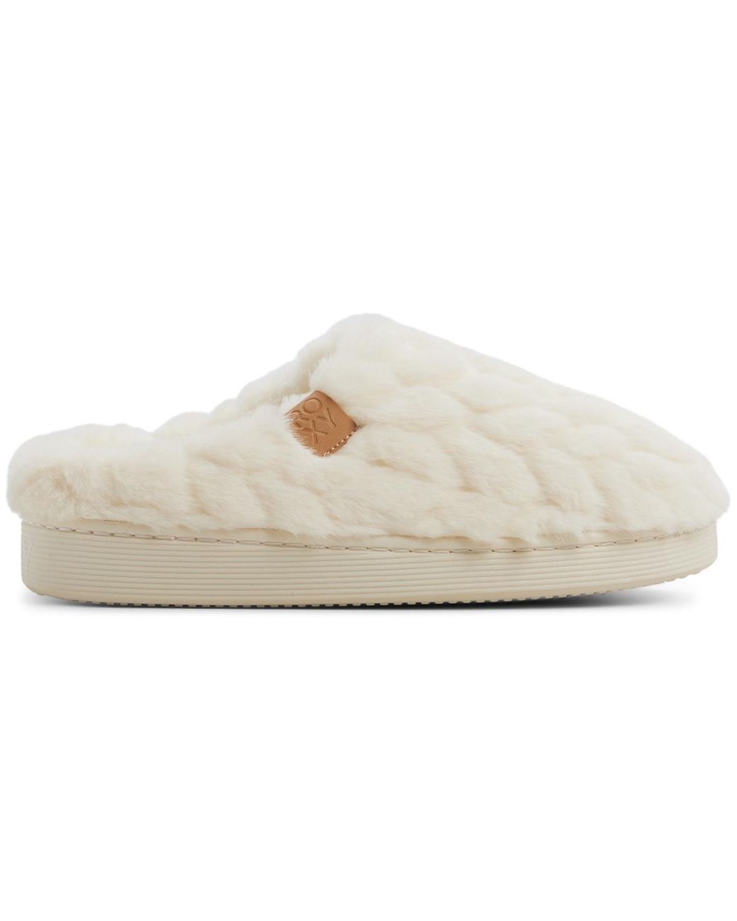 Roxy White Bae Slip-on Slippers