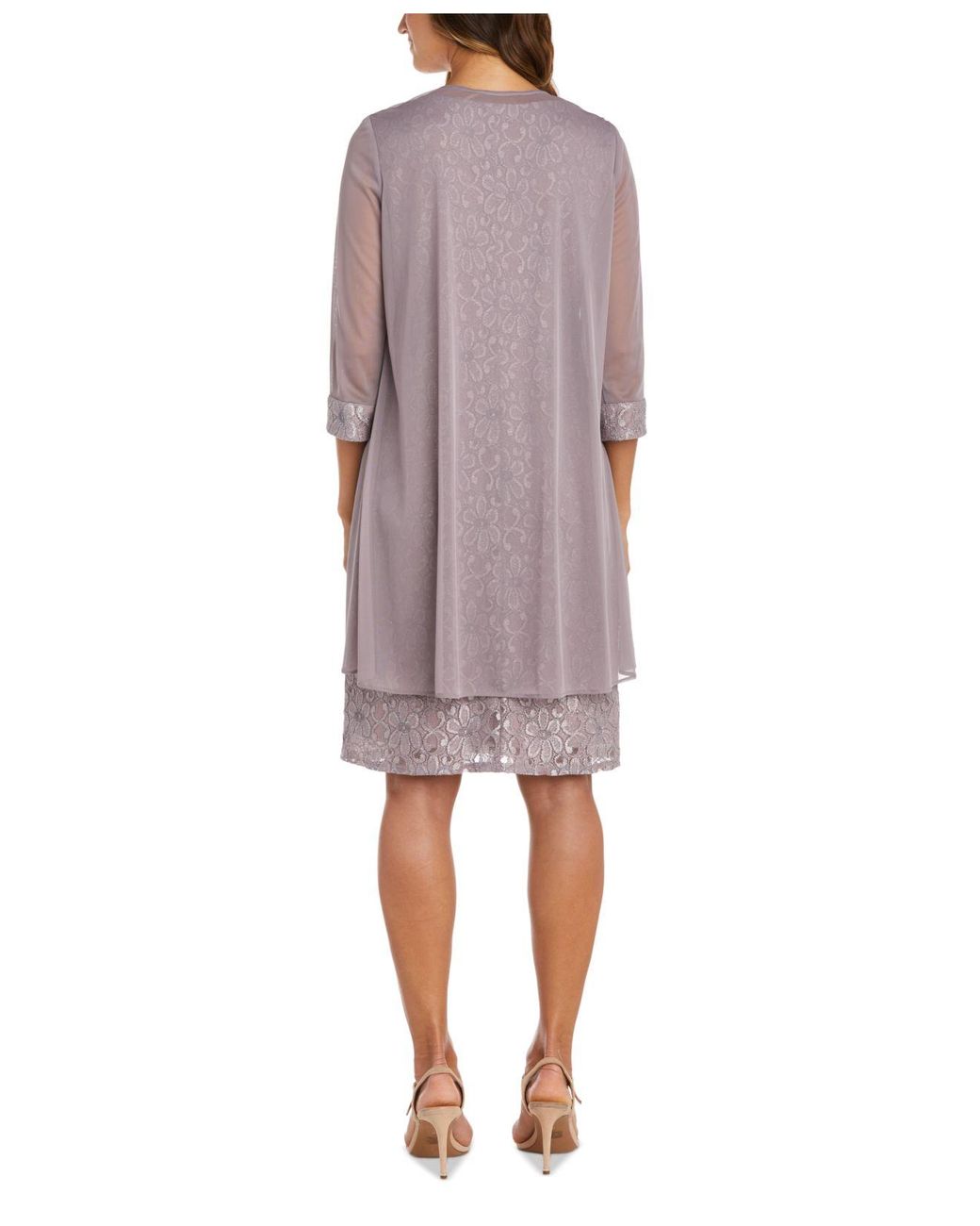 R&m richards lace jacket dress hot sale