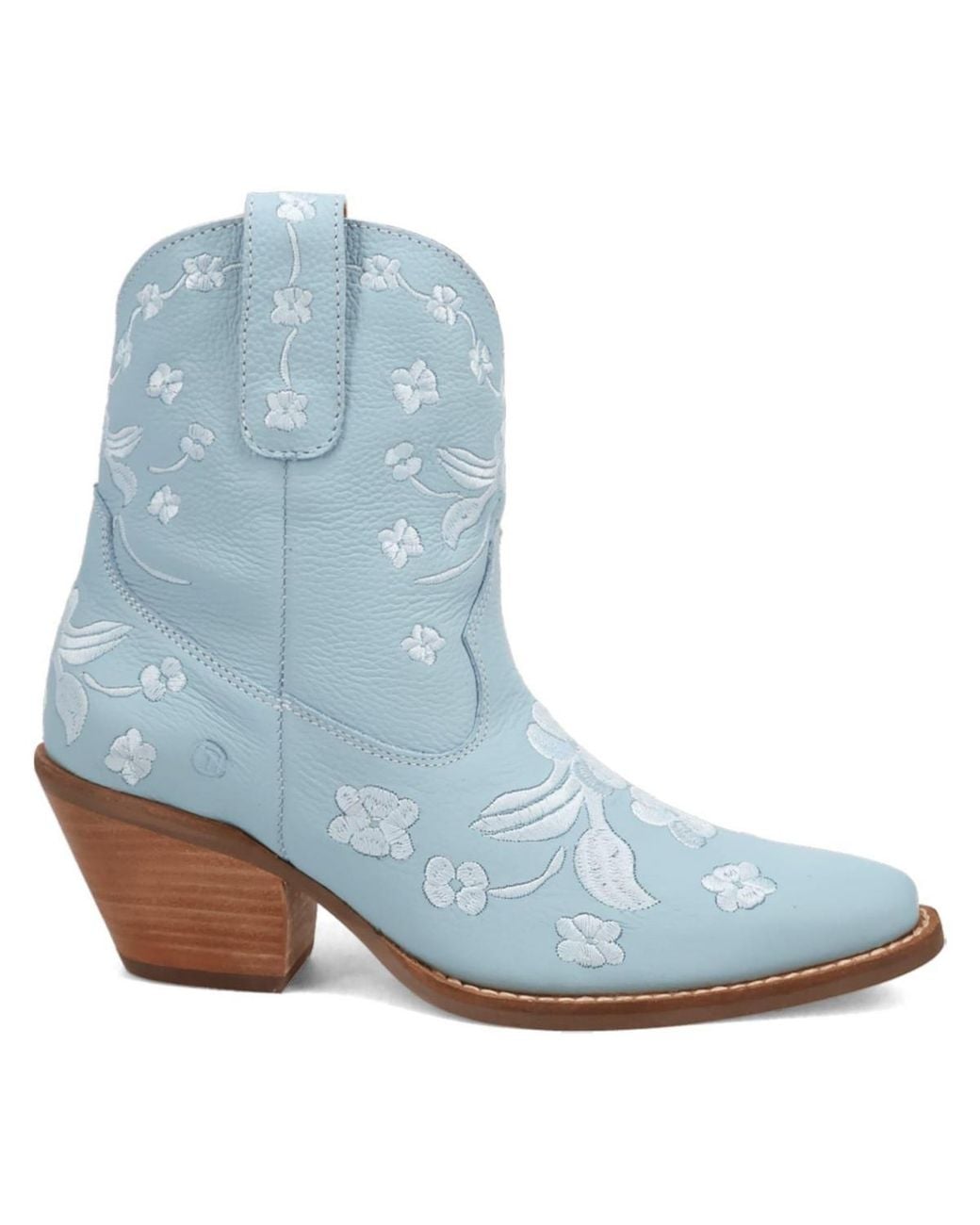 Dingo Blue Sweetheart Leather Bootie