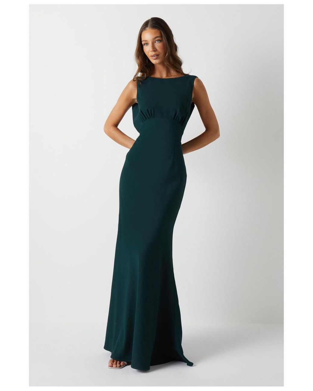 green emerald velvet dress Sincerest Elegance Cowl Back Bow Mini Dress – Hemline Winter Park