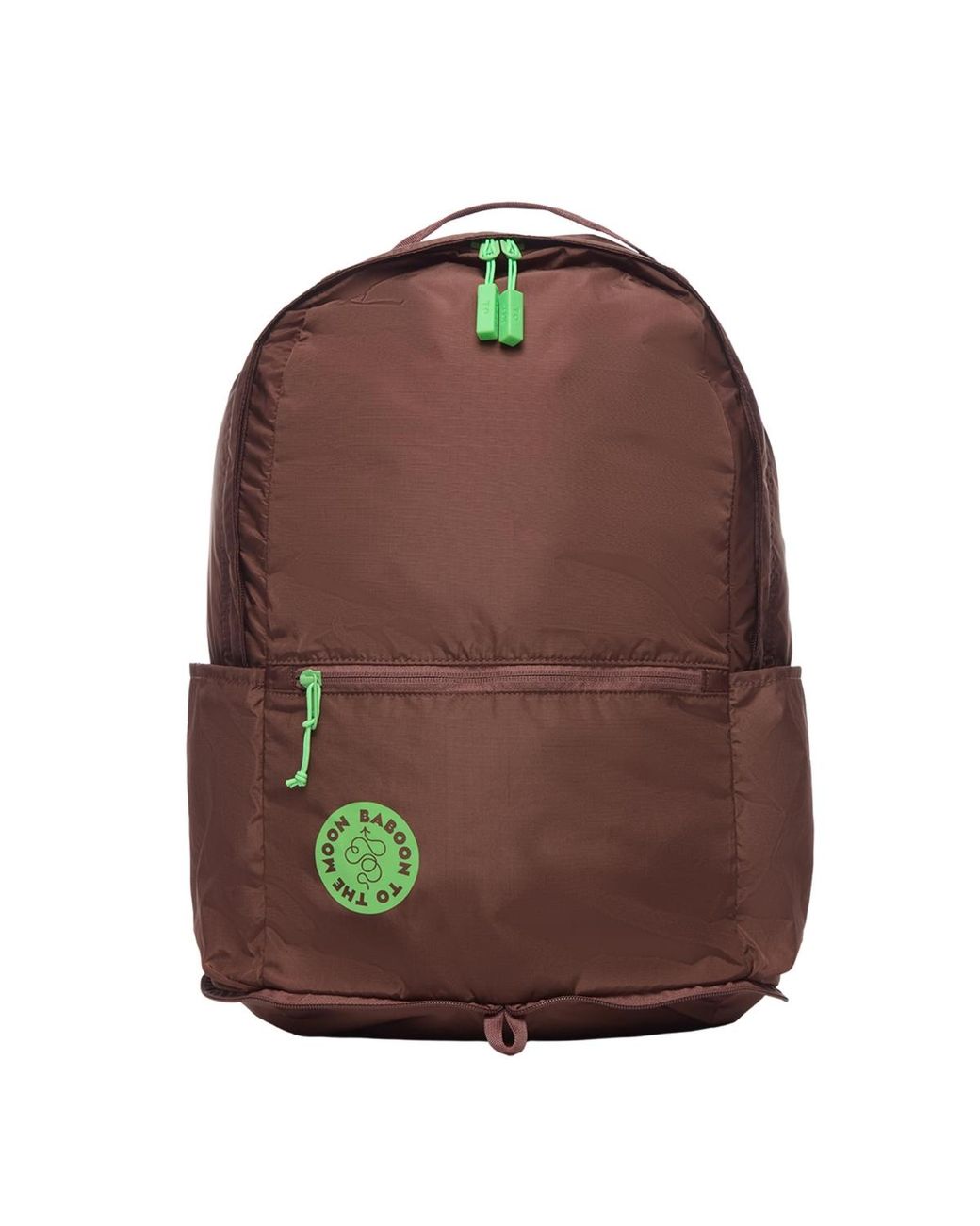 BABOON TO THE MOON Brown Packable Backpack