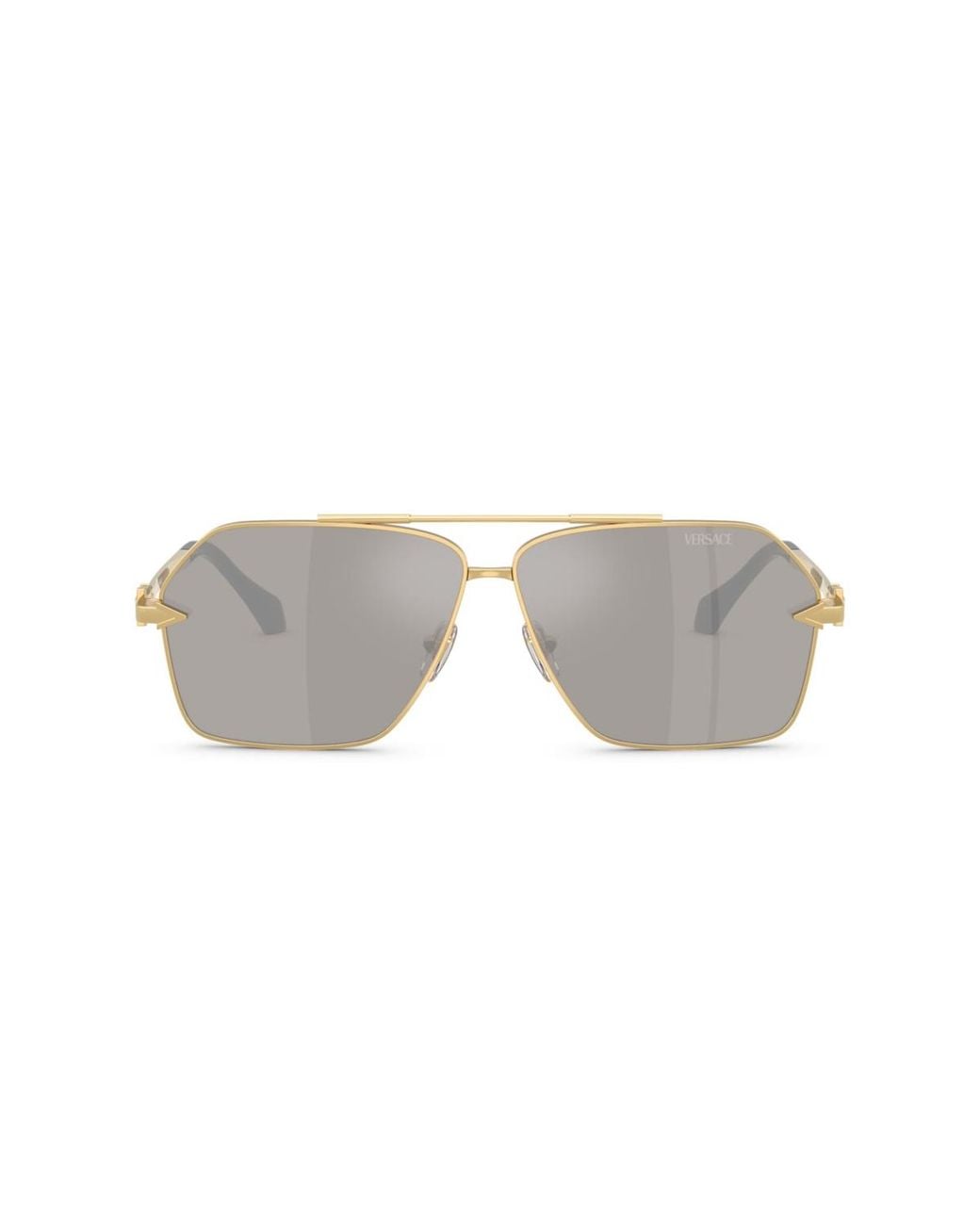 Versace Gray Square Sunglasses for men