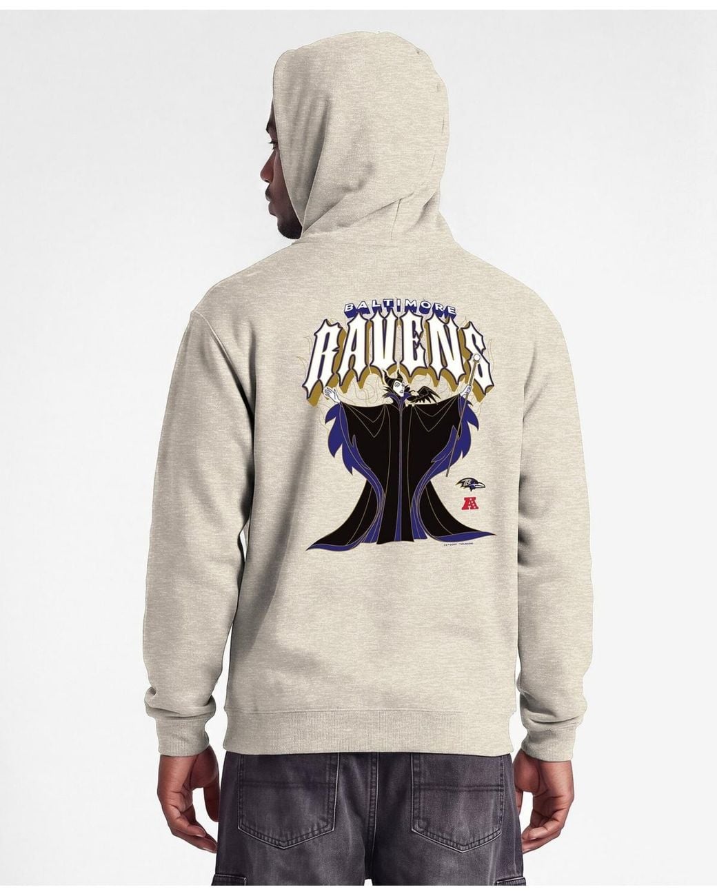 Baltimore Racesn Champion Disney X Baltimore Ravens Power Blend Fullback Hoodie in ...