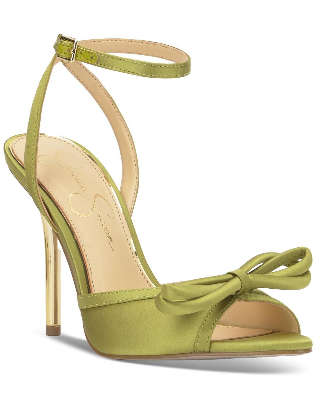 Jessica Simpson Nolira Two-piece Bow Dress Sandals in Green | Lyst