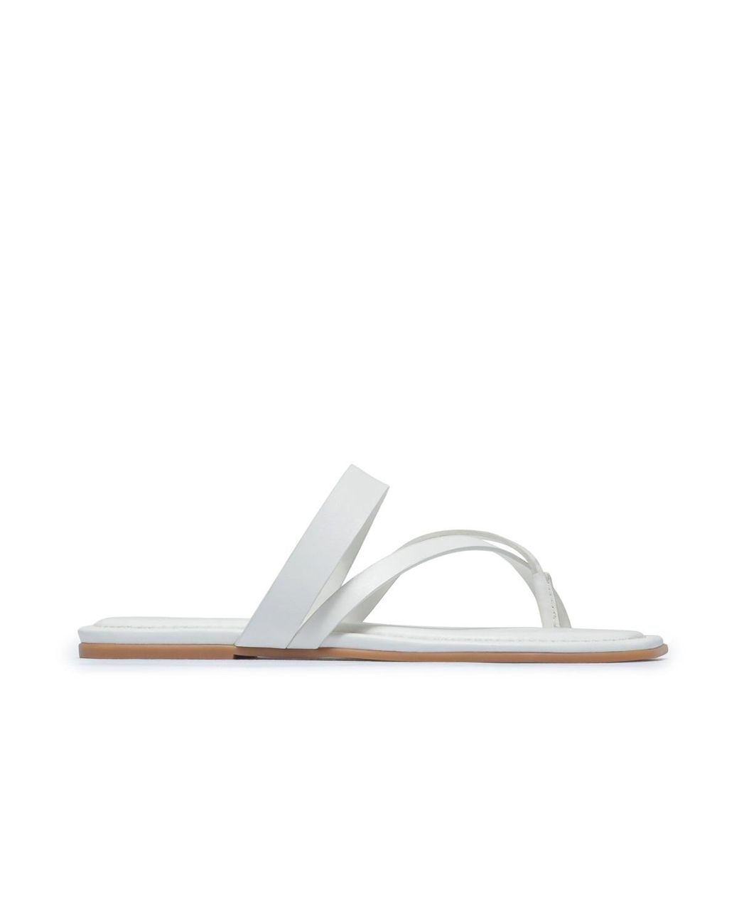 Bernardo White Ocana Toe Ring Sandal