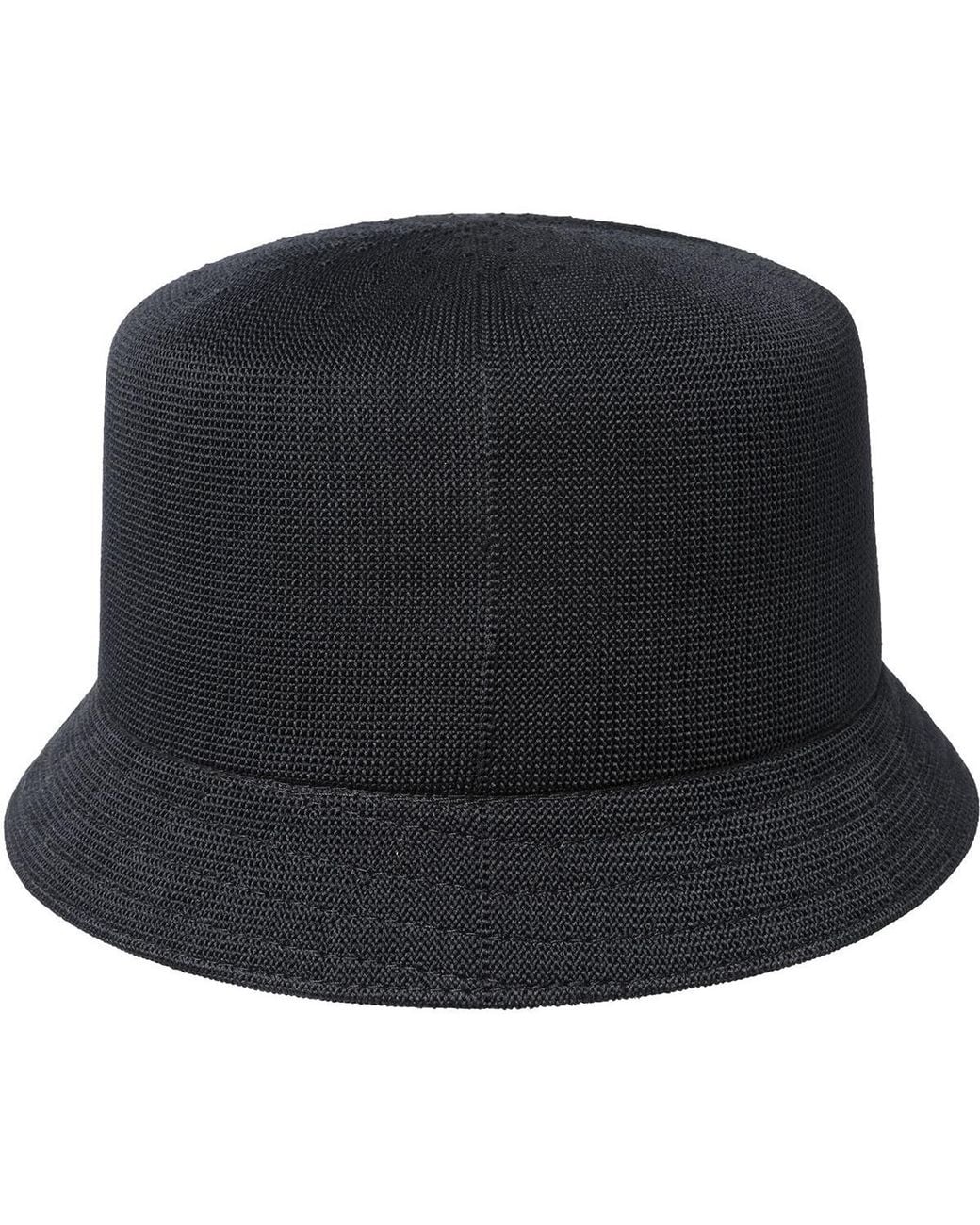 Kangol Black Tropic Bin Bucket Hat for men