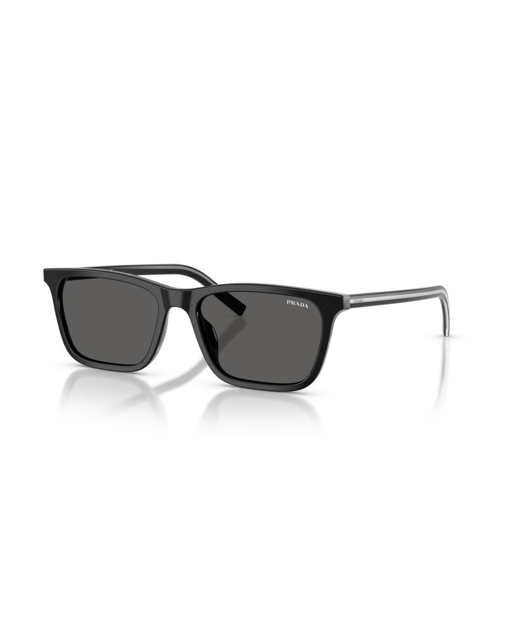 Prada Black Rectangle Classic Sunglasses Pr D19s for men